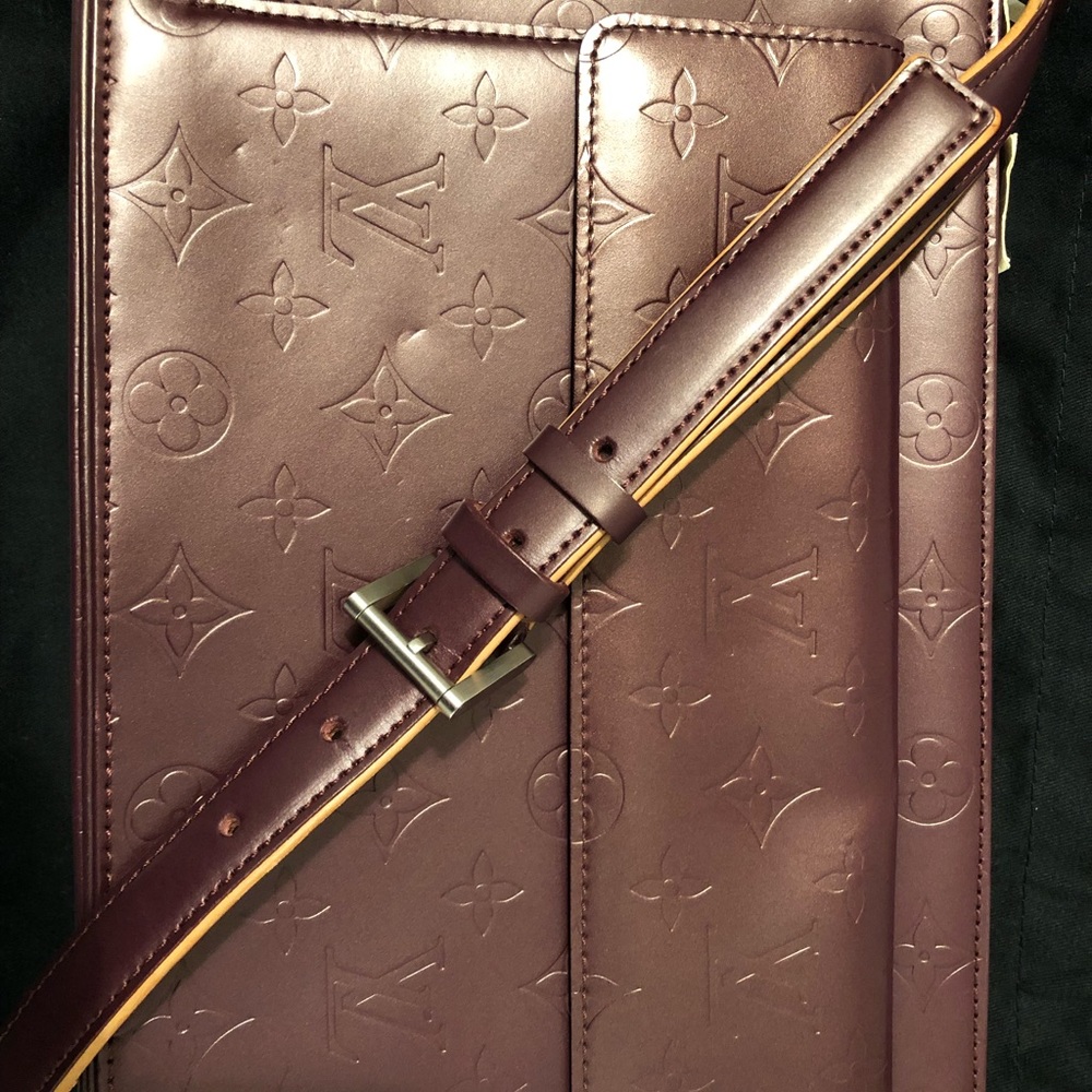 Louis Vuitton purple shoulder bag